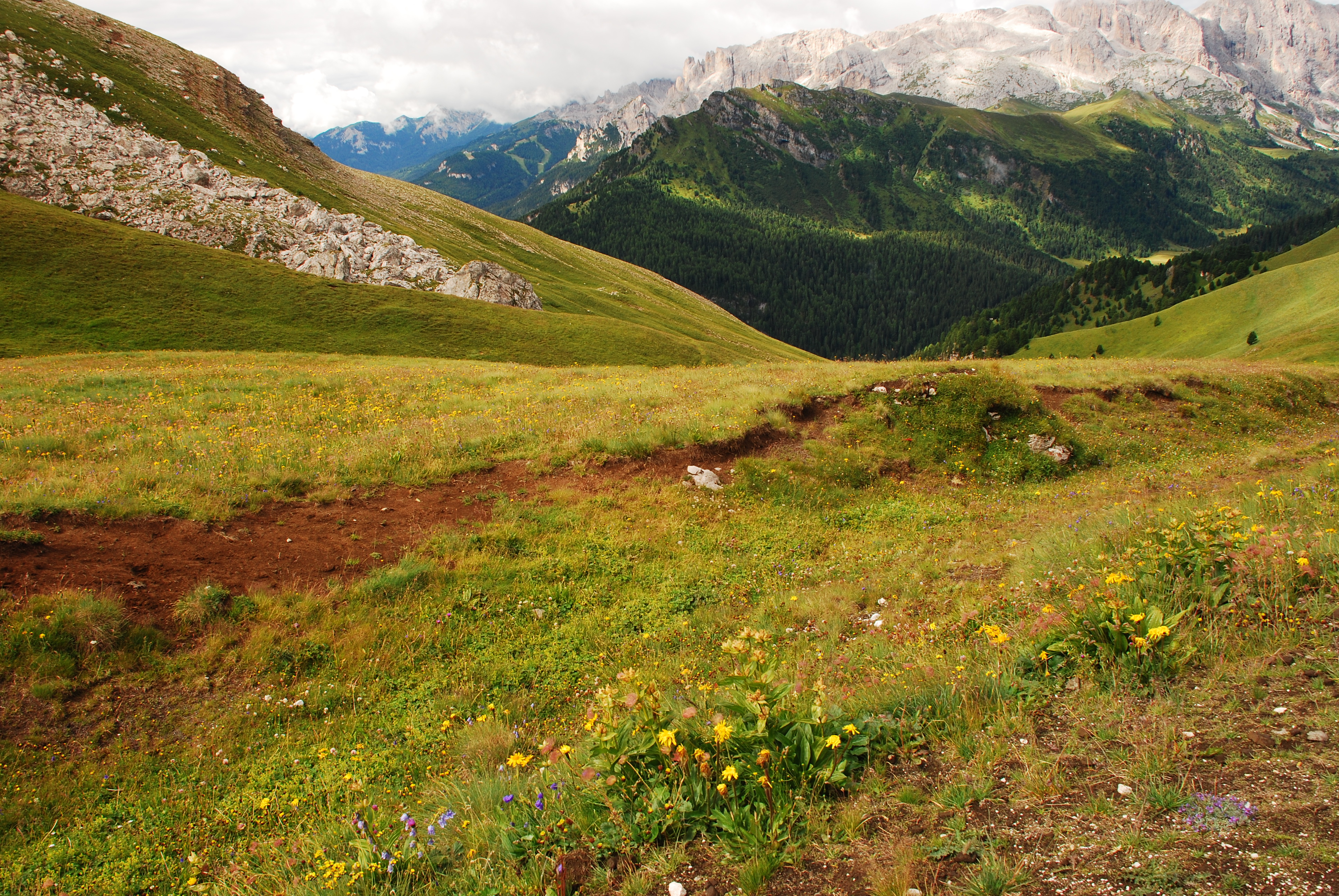 údolí Gardena-Dolomity