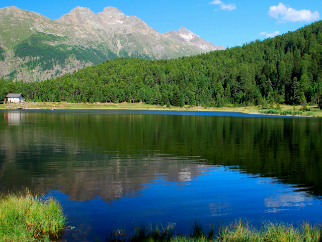 jezero ve sv.Mořici